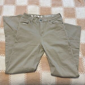 SONG Women's Tan Carpenter Jeans